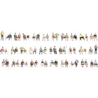 NOCH 46071 TT Megavoordeelset figuren Geverfd, Zittend