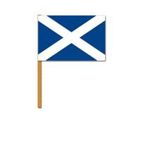 Luxe zwaaivlag Schotland 30 x 45 cm op stokje - thumbnail