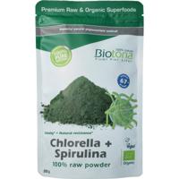 Biotona Chlorella & spirulina raw powder bio