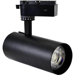 LED Railspot - Track Spot - Kozolux Brem - 1-Fase - 20W 1700lm 24D - Aanpasbare Lichtkleur 3in1 CCT - Zwart