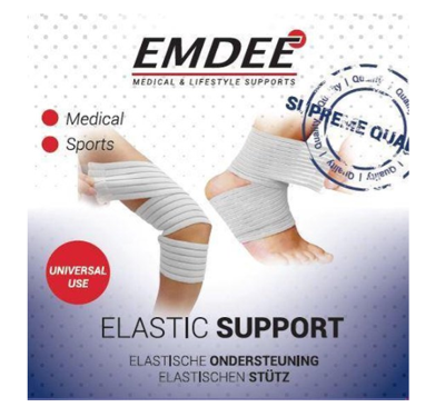 Emdee Elastische Supportband Bandage Art. 57350 - Maat S 1Stuks