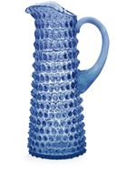 KLIMCHI grande carafe Hobnail en cristal - Bleu - thumbnail