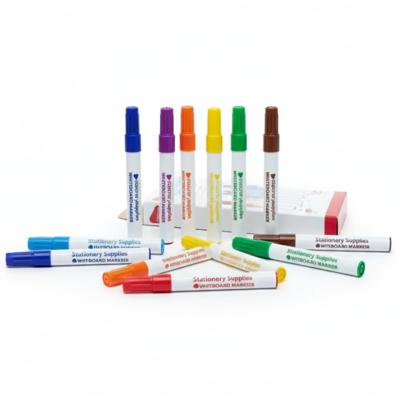 Whiteboard stiften - 10x stuks - multi - dun - uitwisbaar - kantoor Whiteboard stiften - 10x stuks - multi - dun - uitwisbaar - kantoor