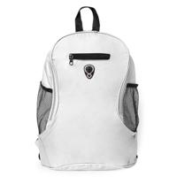Rugzak - wit - 21.5 liter - backpack met flessenhouder - schooltas - 40 cm