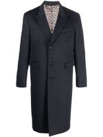 Reveres 1949 manteau en laine vierge à simple boutonnage - Gris