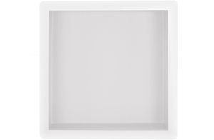 Saqu Shine inbouwnis 30x30x10 cm Mat wit