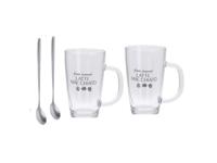 Excellent Houseware Latte macchiato set 4-delig 300ml