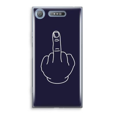 F**k U: Sony Xperia XZ1 Transparant Hoesje F**k U: Sony Xperia XZ1 Transparant Hoesje