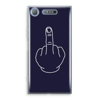 F**k U: Sony Xperia XZ1 Transparant Hoesje