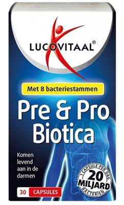 Lucovitaal Voedingssupplementen Pre & Pro Biotica Capsules Darmen 30Capsules 30Gélules Lucovitaal Voedingssupplementen Pre & Pro Biotica Capsules Darmen 30Capsules 30Gélules