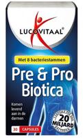 Lucovitaal Voedingssupplementen Pre & Pro Biotica Capsules Darmen 30Capsules 30Gélules