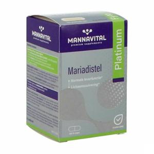 Mannavital Mariadistel Platinum V-caps 60