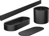 Hansgrohe WallStoris Bundelset Badkamer 50cm Mat Zwart - thumbnail