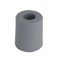 Deltafix Deurbuffer - deurstopper - grijs - rubber - 35 x 30 mm