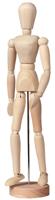 Talens Ledenpop 30 cm Blank Hout