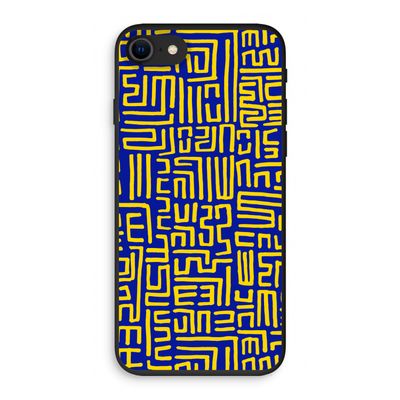Majorelle Blue Print: iPhone SE 2020 Biologisch afbreekbaar hoesje