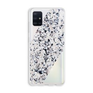 Gespikkelde marmer: Galaxy A51 4G Transparant Hoesje