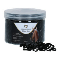 Excellent Horse Rubber Bands Silicone Black