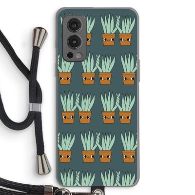 Sansevieria: OnePlus Nord 2 5G Transparant Hoesje met koord