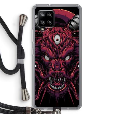 Hell Hound and Serpents: Samsung Galaxy A42 5G Transparant Hoesje met koord