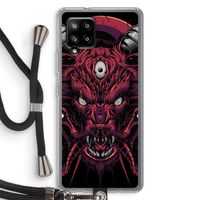 Hell Hound and Serpents: Samsung Galaxy A42 5G Transparant Hoesje met koord