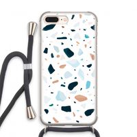 Terrazzo N°13: iPhone 7 PLUS Transparant Hoesje met koord