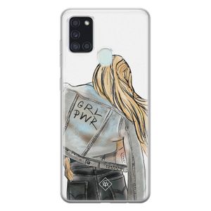 Samsung Galaxy A21s siliconen hoesje - GRL PWR