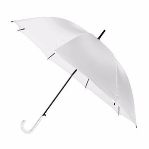 Witte automatische paraplu 107 cm   -