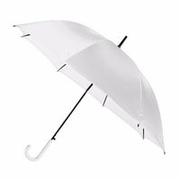 Witte automatische paraplu 107 cm   - - thumbnail
