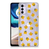 TPU bumper voor Motorola Moto G42 Katten Emojis