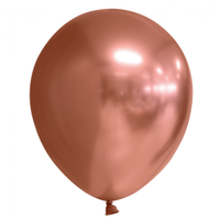 Chrome ballonnen koper 10 stuks - thumbnail