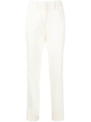 Philipp Plein pantalon droit en laine - Blanc