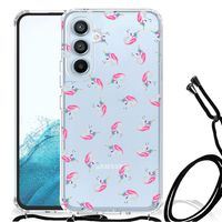 Doorzichtige Silicone Hoesje voor Samsung Galaxy A54 5G Unicorns