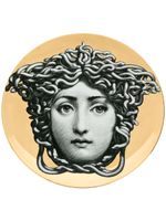 Fornasetti assiette imprimée - Métallisé - thumbnail