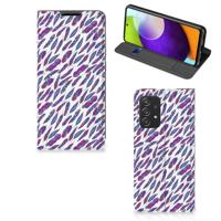 Samsung Galaxy A52 | Hoesje met Magneet | Feathers Color