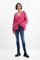 Slim Jeans geborduurde bloemen - BLUE - 34