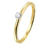 TFT Ring Diamant 0.09ct H SI Bicolor Goud - thumbnail