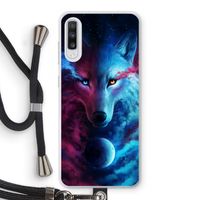 Where Light And Dark Meet: Samsung Galaxy A70 Transparant Hoesje met koord Where Light And Dark Meet: Samsung Galaxy A70 Transparant Hoesje met koord