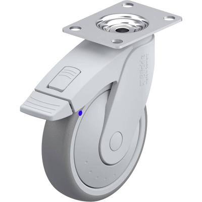 Blickle LKFGX-TPA 126XKF-FI-PX27 Kunststog zwenkwiel Wieldiameter: 125 mm Draagvermogen (max.): 110 kg 1 stuk(s)