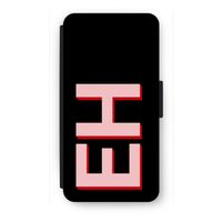 Monogram: iPhone 8 Plus Flip Hoesje