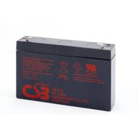 CSB Battery GP 672 Standby USV Loodaccu 6 V 7.2 Ah Loodvlies (AGM) (b x h x d) 151 x 101 x 34 mm Kabelschoen 4.8 mm, Kabelschoen 6.35 mm Onderhoudsvrij,