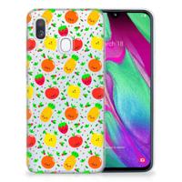 Samsung Galaxy A40 | Siliconen Case | Fruits