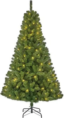 Black Box Trees Charlton verlichte kunstkerstboom groen 215cm - 360 lampjes