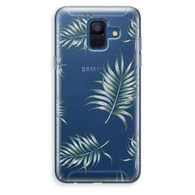 Simple leaves: Samsung Galaxy A6 (2018) Transparant Hoesje