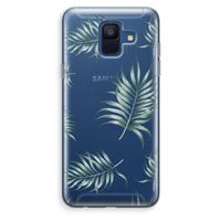 Simple leaves: Samsung Galaxy A6 (2018) Transparant Hoesje