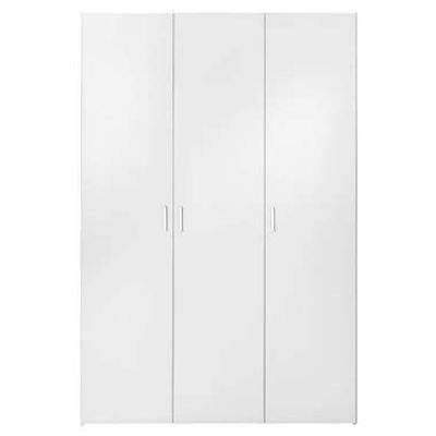 Kledingkast Space 3-deurs - wit - 175,4x115,8x49,5 cm - Leen Bakker