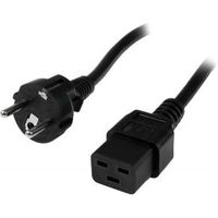 StarTech.com 2 m computervoedingskabel Schuko CEE7 naar IEC 320 C19