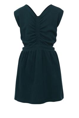 Crinkle jersey dress