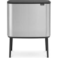 Brabantia Bo Touch Bin Afvalemmer - 36 liter - kunststof binnenemmer - matt steel fingerprint proof 315848