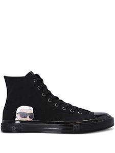 Karl Lagerfeld baskets montantes Kampus - Noir